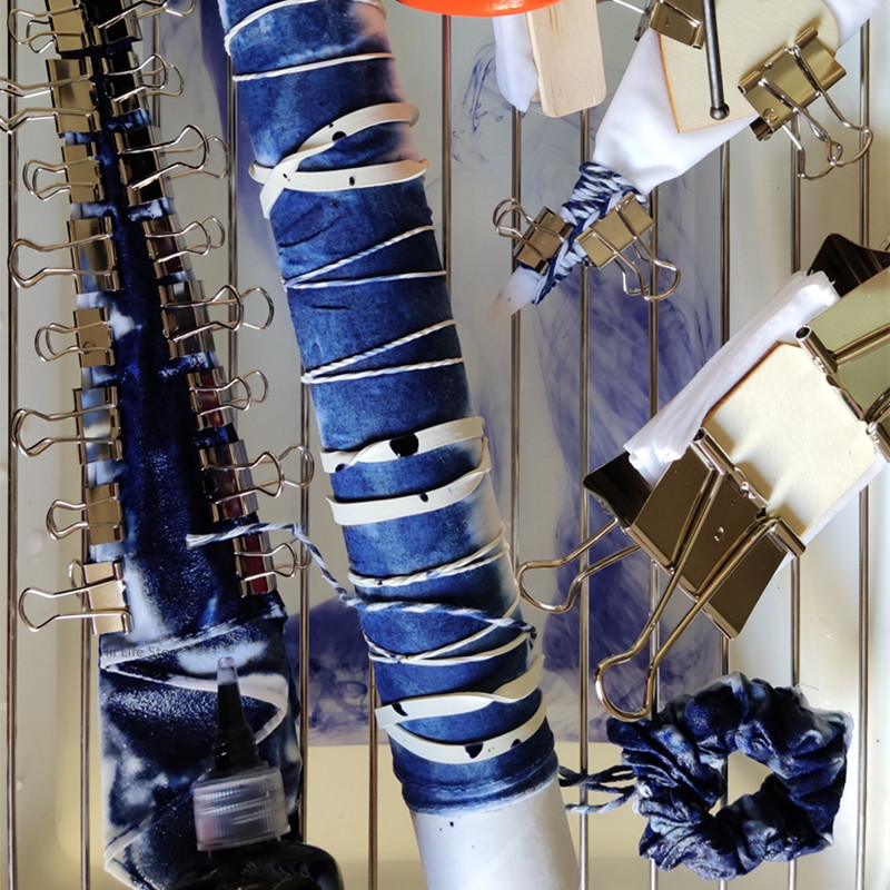 20g Dark Blue Fabric Dye DIY F - Indigo Dye Kit ulasan dan harga