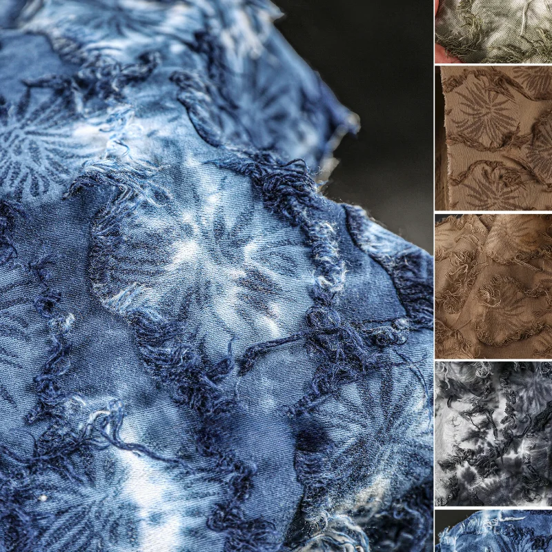 Indigo Tie-dye Linen Cotton Fa - Indigo Dye Kit ulasan dan harga