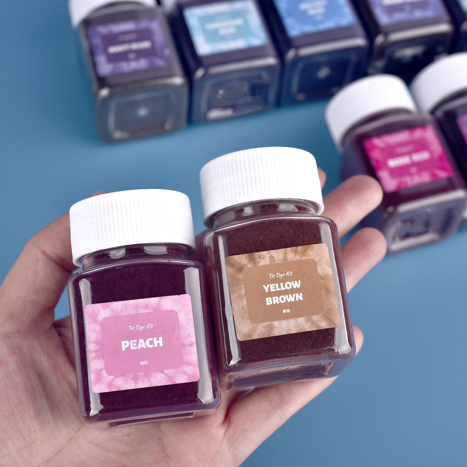 50ml/Bottle Fabric Tie Dye Pow - Indigo Dye Kit ulasan dan harga